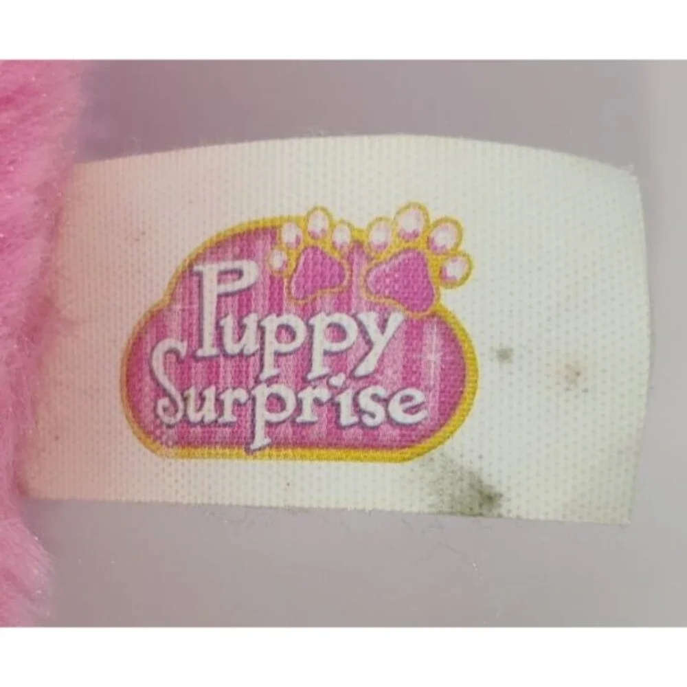Puppy Surprise Lexi Mom Pups Heart Eye Pink White Plush 10